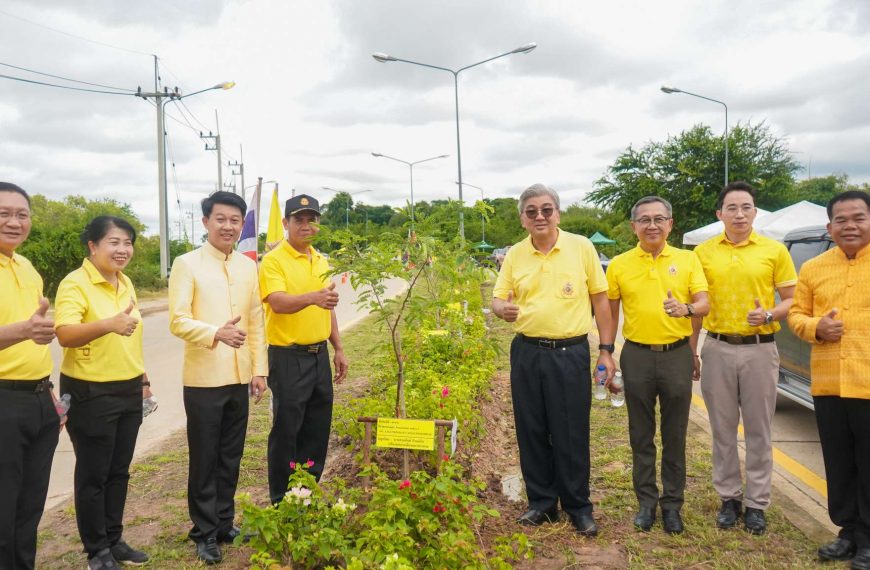 โครงการปลูกต้นไม้เฉลิมพระเกียรติ ถนน จ5