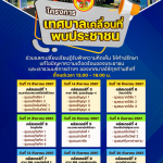 โครงการเทศบาลเคลื่อนที่พบประชาชน