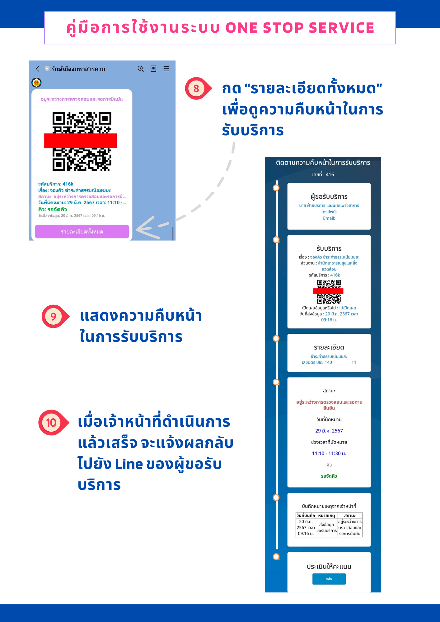 บริการออนไลน์ (One Stop Service) - เทศบาลเมืองมหาสารคาม