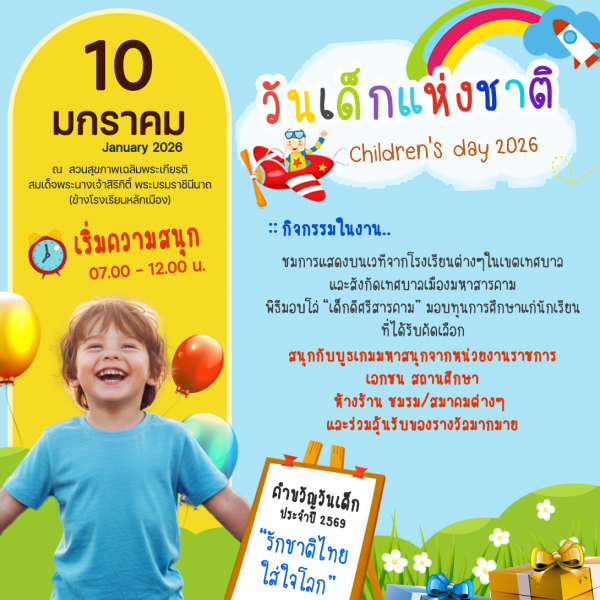 เสาร์ที่ 10 มกราคมนี้ เทศบาลเมืองมหาสารคาม ชวนน้องๆ หนู มาจอยกันที่ สวนสุขภาพฯ ข้าง ร.ร.หลักเมืองมหา&hellip;