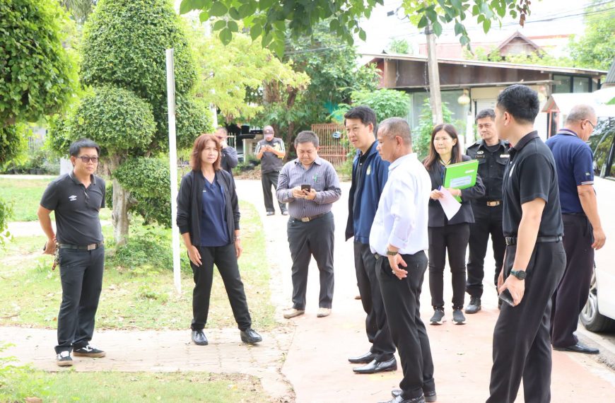 ลงพื้นที่ตรวจเยี่ยมและสำรวจสภาพปัญหาภายในชุมชนบ้านเอื้ออาทร เครือวัลย์ 3