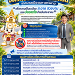 เทศบาลเมืองมหาสารคาม เดินหน้าจัดระเบียบทางเท้าและถนน